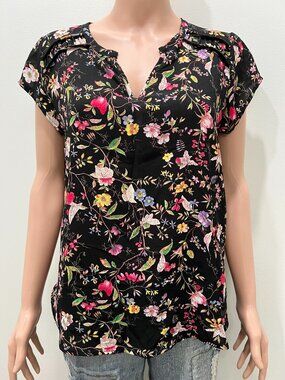 Pleione sheer blouse size M